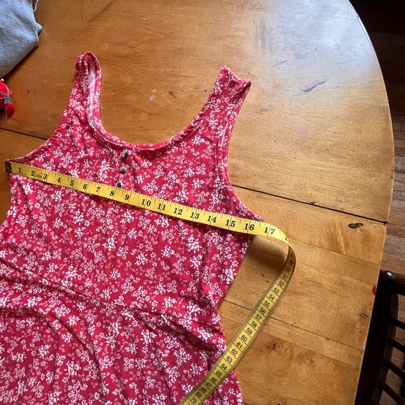 Floral Red Mini Dress - Picture 6 of 7